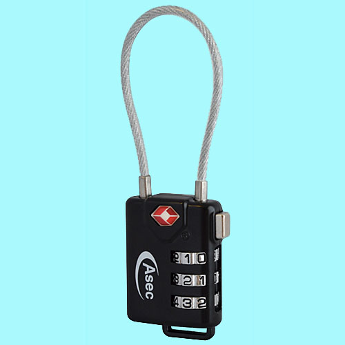 TSA Combination Cable Lock for Luggage