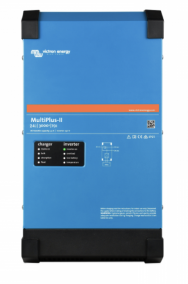 Victron Multiplus-Ii 3000Va 24V Inverter With 70A Charger 24/3000/70-32 230V