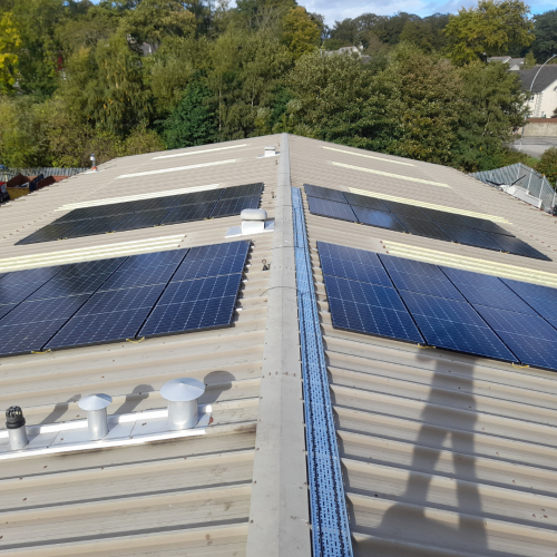 Solar Panel Installation at JCE