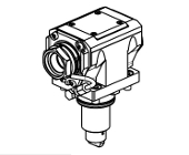 Radial driven tool geared-up 1:3