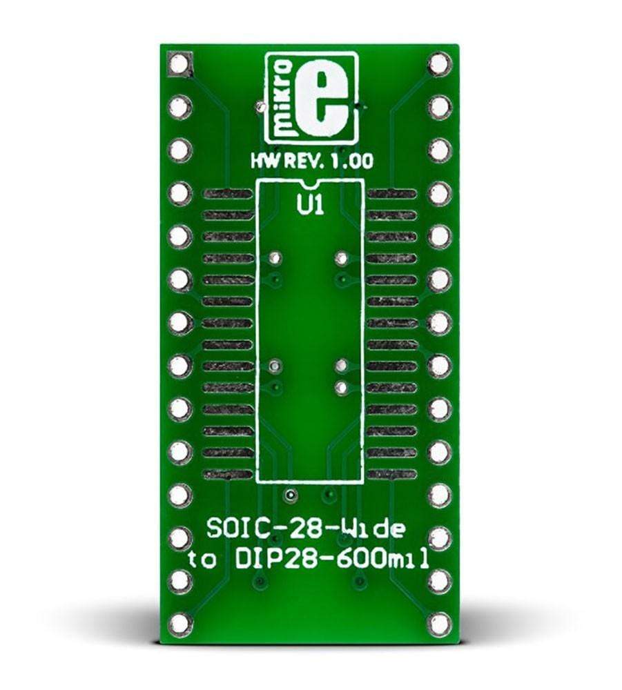 SOIC-28-Wide to DIP28-600mil Adapter