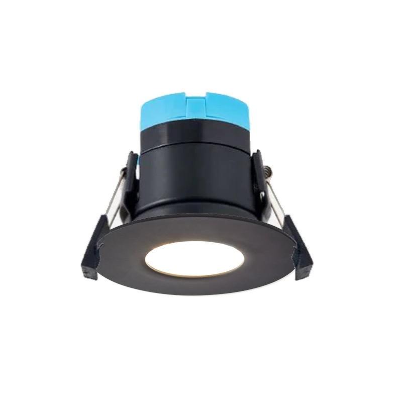 Forum Rhom IP65 CCT Fire Rated Downlight Satin Black