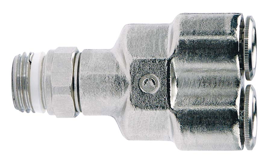 CAMOZZI Swivel Y Connector