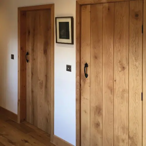 Rustic Oak Ledged and Braced Internal Door