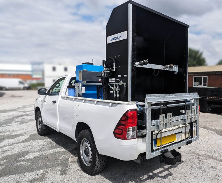 Elevate Cleanliness: Take Flight with Morclean's Automatic Bin Wash Machine for Pick-up Trucks!