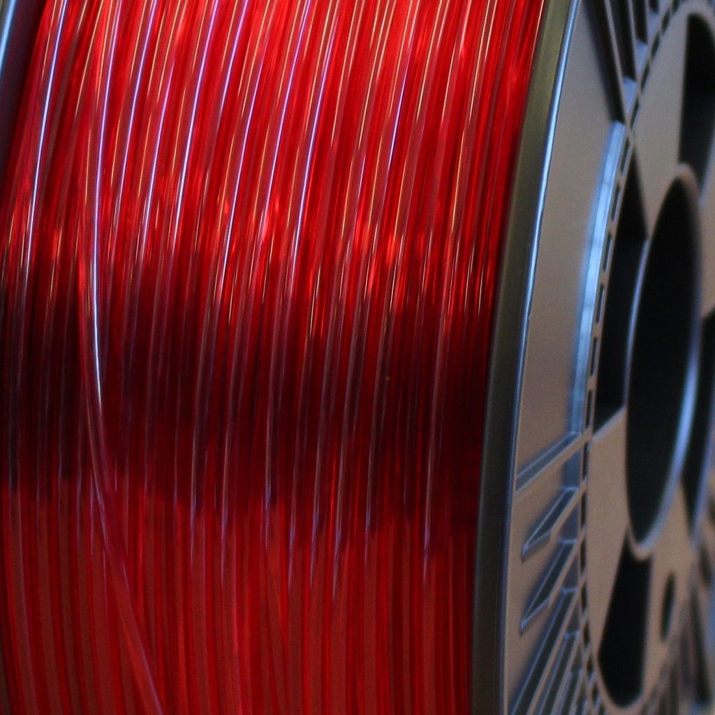 3D FilaPrint PETG Red Transparent 2.85mm 4.5Kg
