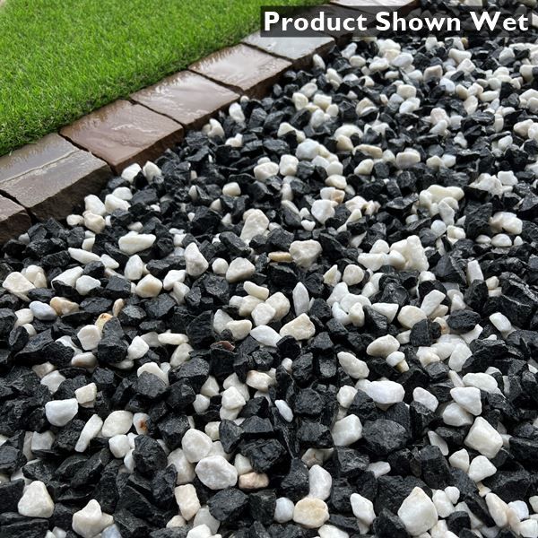 20mm Black and White Chippings