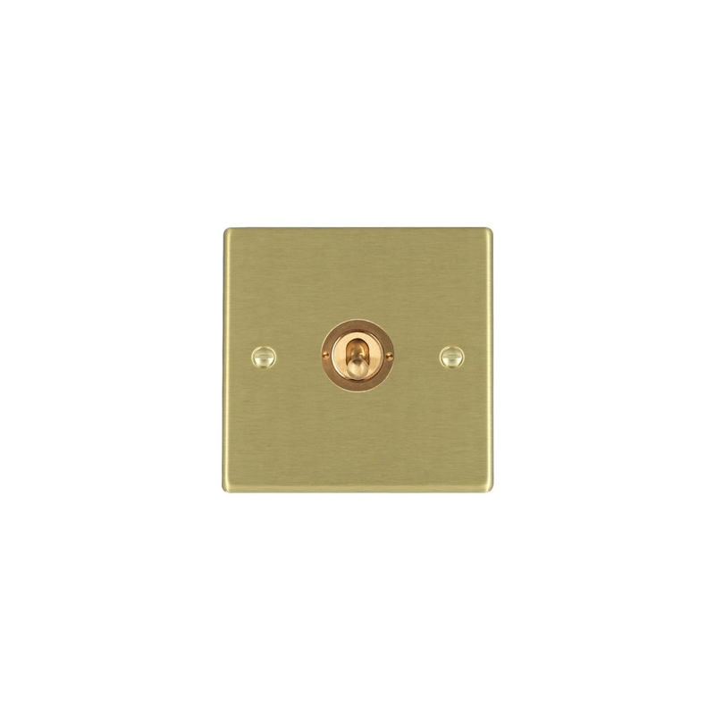 Hamilton Hartland 1 Gang 20AX Toggle Switches Satin Brass