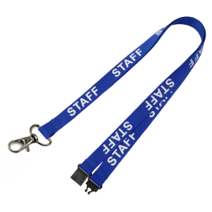 Pre-Printed Lanyards With Swivel Clip