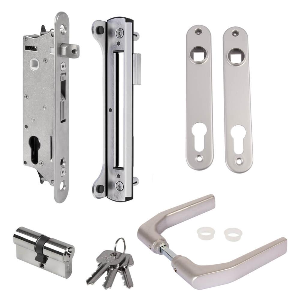 Locinox D00000023 Sixty Lock Complete Lock Set Including Handles 60mm Profile