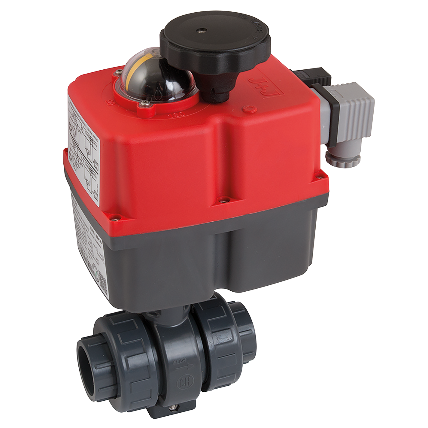 Electric Actuated Plastic Ball Valve