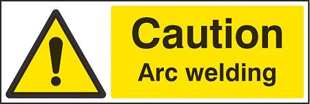 Caution arc welding