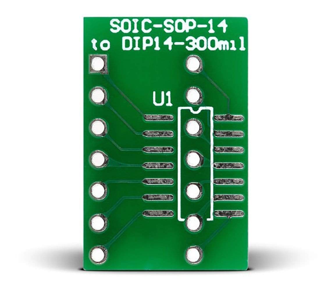 SOIC-SOP-14 to DIP14-300mil Adapter