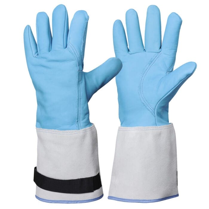 Leather Cryogenic Gloves Mid Arm