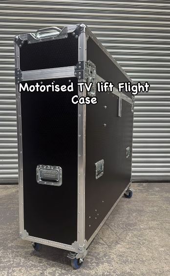 Motorised TV lift Flight Case for LG OLED 65G4