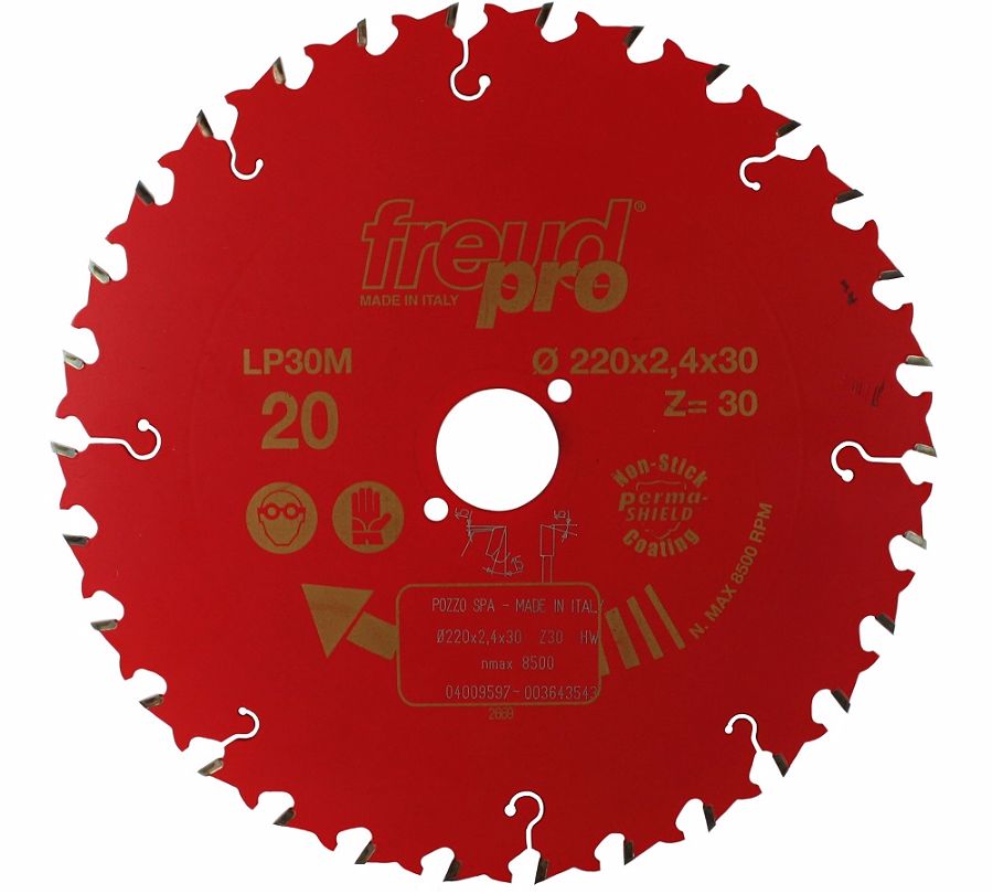 FREUD LP30M 020 GP Saw Blade 220 X 30 X 30T