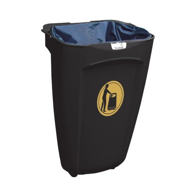 Super Trimline 50� Litre Open Top Litter Bin & Express Delivery
                                    
	                                    Wall Mounted with Sack Retention System