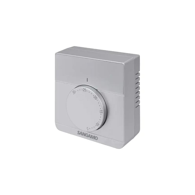 Sangamo Electronic Room Thermostat Silver
