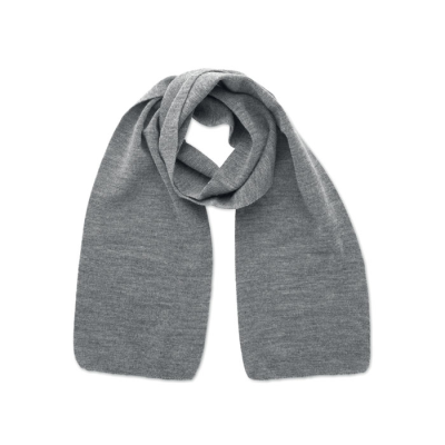 SCARF in RPET Polyester in Grey.