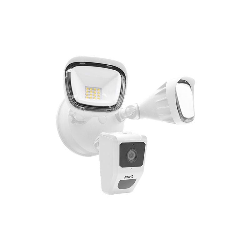 ESP Fort WiFi Security 2MP Camera With 25W Twin Spot Lights White