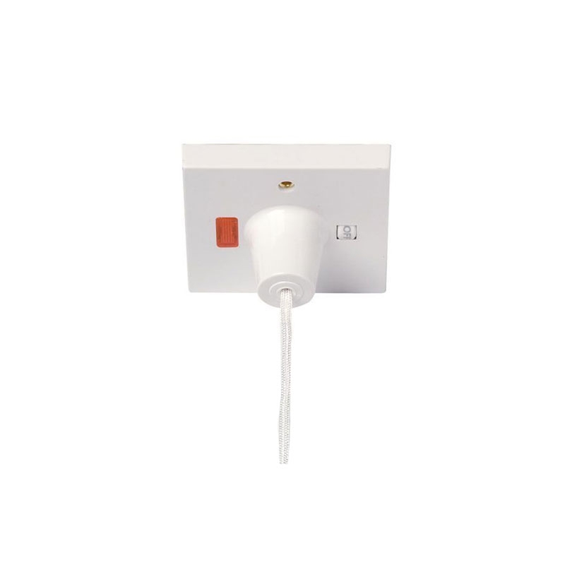 Click Scolmore 45A Pull Cord Switch Double Pole