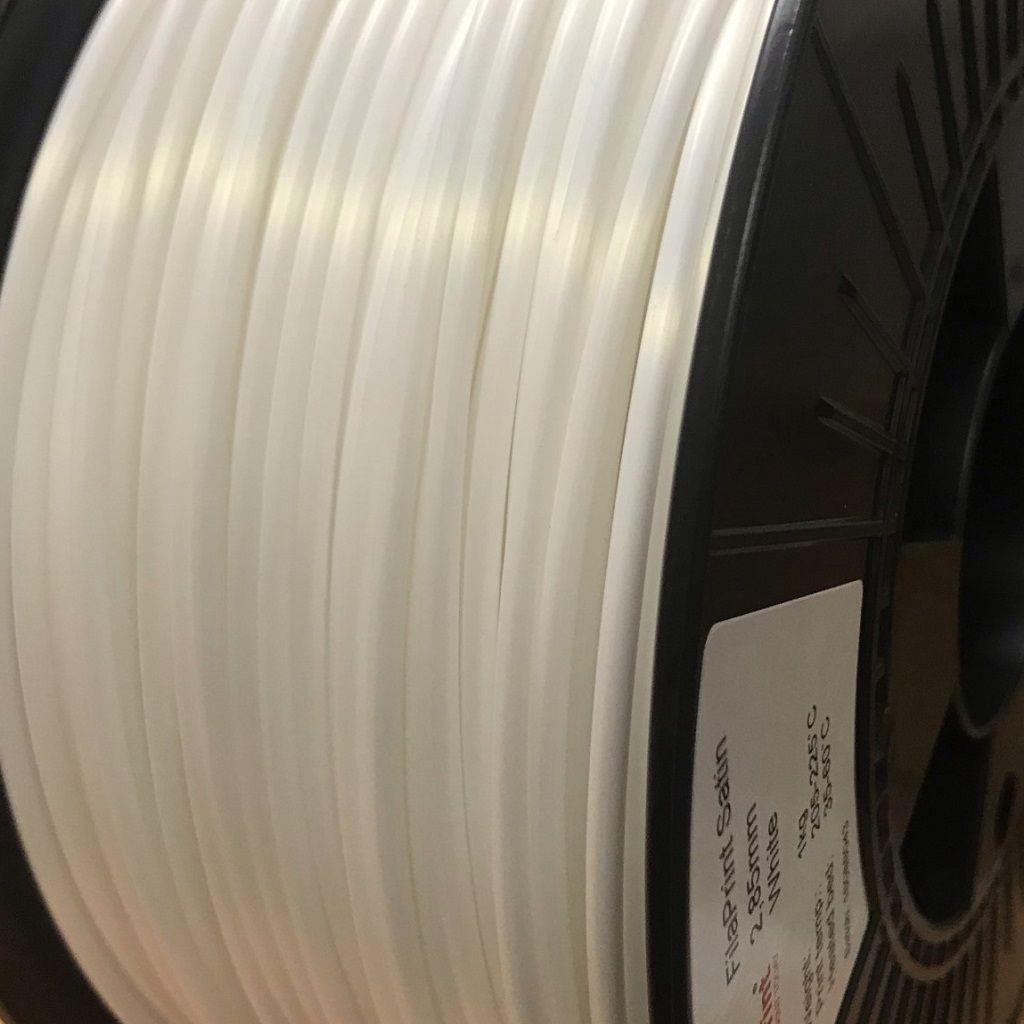 3D FilaPrint White Satin PLA 2.85mm 3D Printer Filament