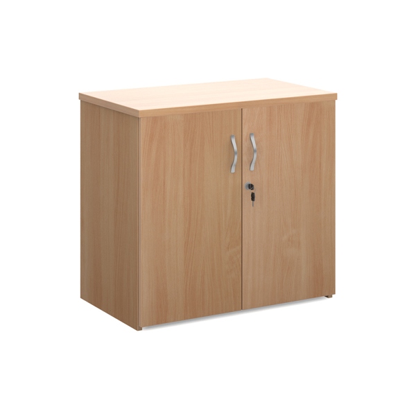 Universal Double Door Cupboard with 1 Shelf - Beech