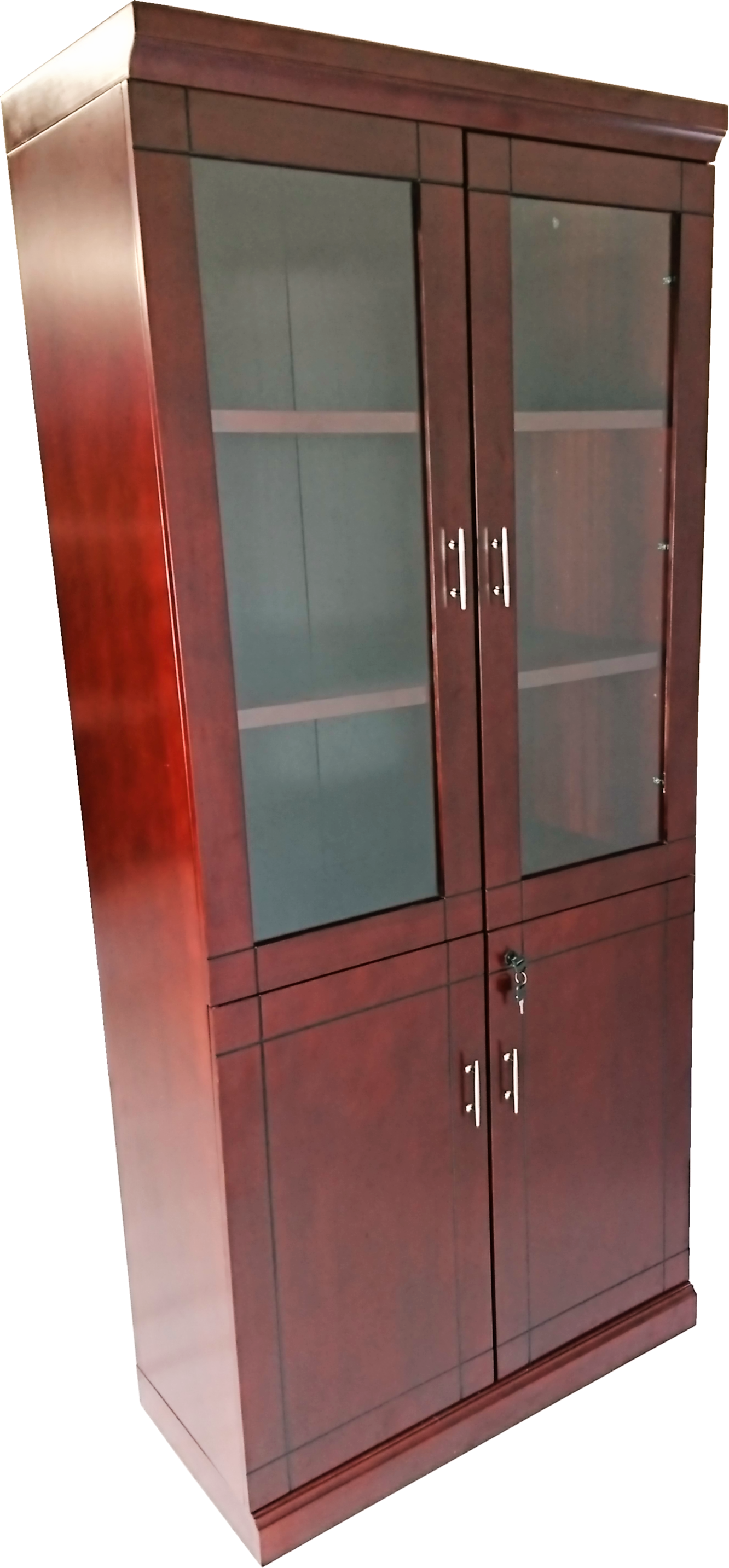 Suppliers Of Executive Office Storage Bookcase in Mahogany - 800mm UK
