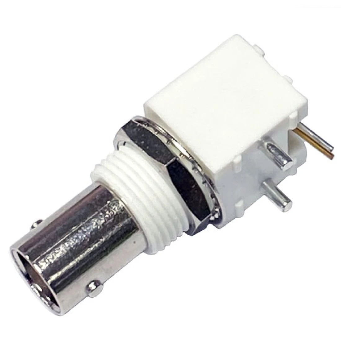 BNC 50 Ohm Insulated Elbow PCB Socket LOW PROFILE