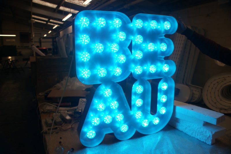 Manufacturers of Bulb Letters for Hotels Shropshire