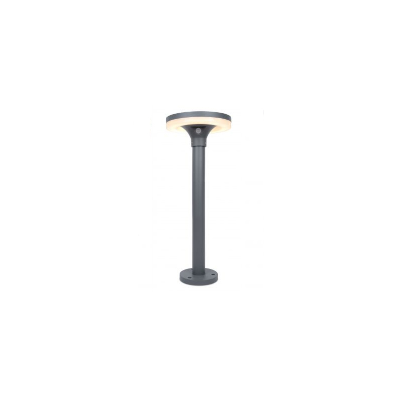 Kosnic Tarkine Solar Aluminium Diecast Medium Bollard 4000K Grey