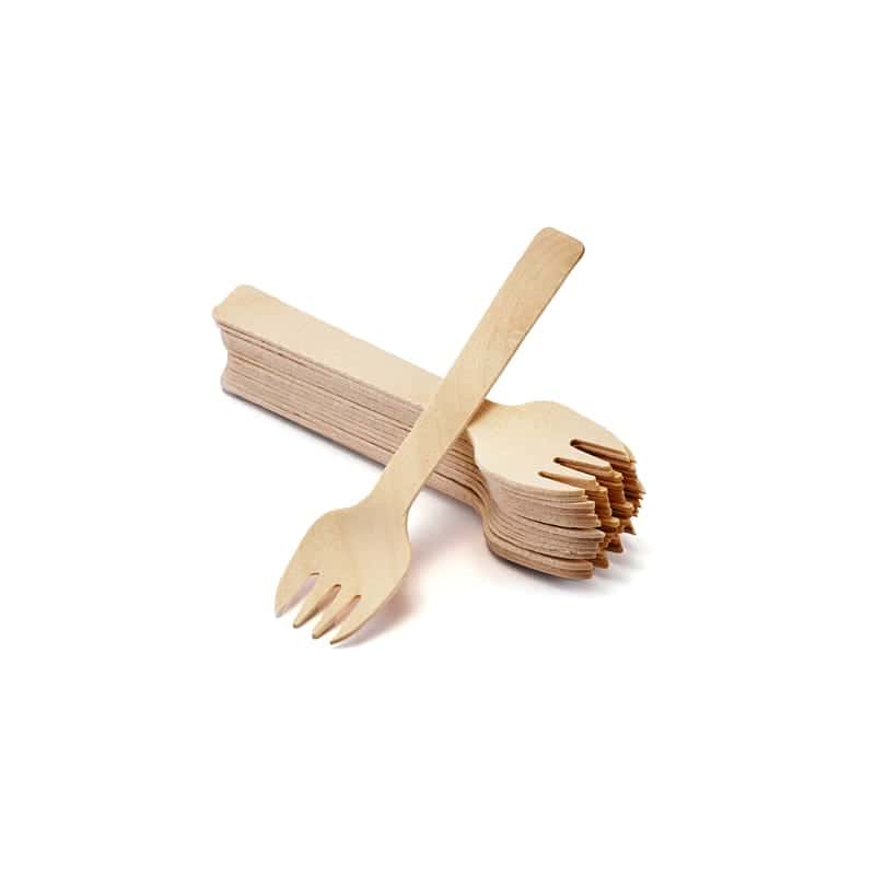 Wooden Spork - SPORKW Cased 1000 For Schools