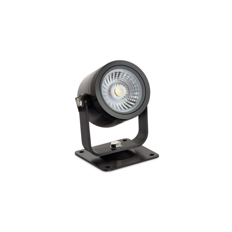 Collingwood Black Anodised Aluminium Rotatable LED Spotlight 2700K