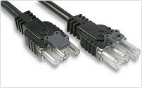 P-WIEL-EXMF-02 2 Mtr Wieland Power Extension Cable Male to Female