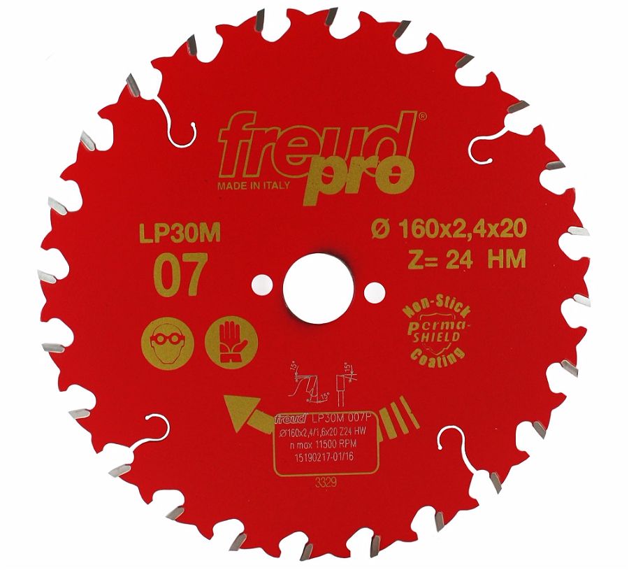 Freud HH GP Wood Saw Blade 160x20mm x T24