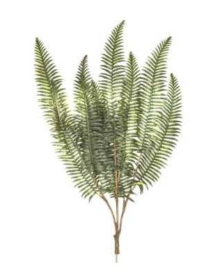 Artificial Silk Fern Leaf Branches 10 Pack For Offices