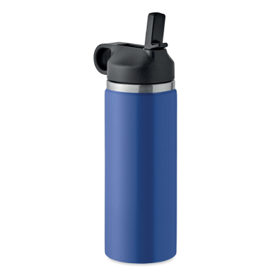 DOUBLE WALL BOTTLE 500 ML in Blue.