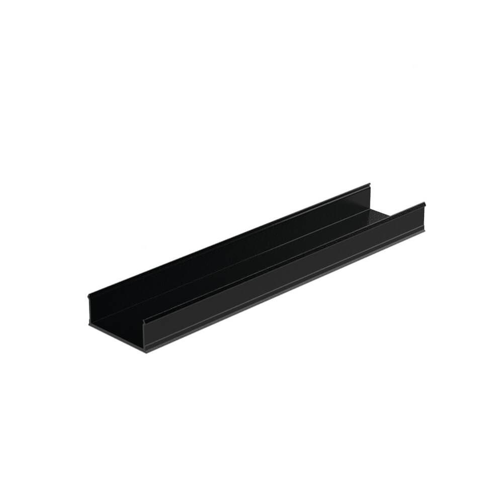 Marano Undercap for Handrail 1.15M LongAluminium Gloss black Powder Coated