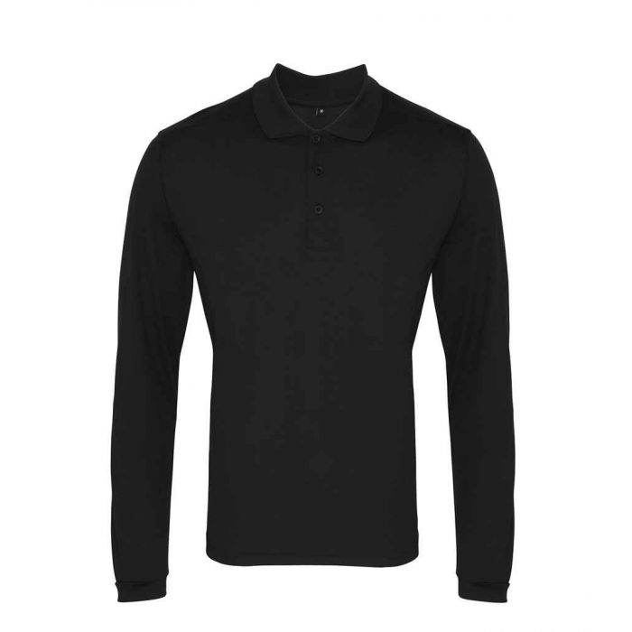 Premier Long Sleeve Coolchecker&#174; Piqu� Polo Shirt