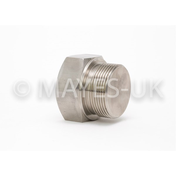 1/2" BSPP                     
Hex Head Plug
(3M/6M)
A182 F22
Dimensions to ASME B16.11