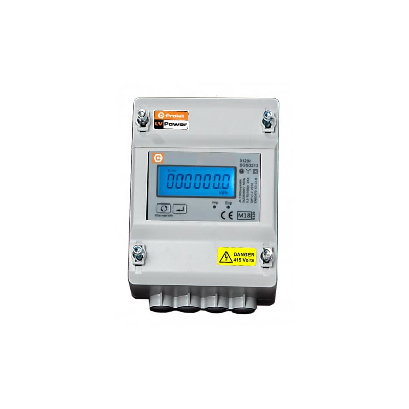 G-Prokit 100A Three-Phase kWh Compact Check Metre