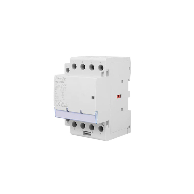 Click Elucian 4 Pole 3 Module 40A 3 x N/O  1 x N/C Contactor