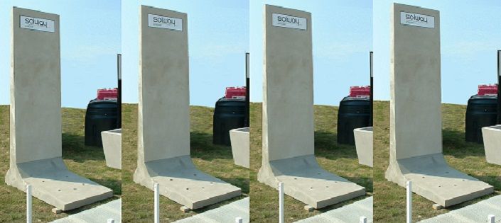 L Wall Retaining Systems For Waste Sites