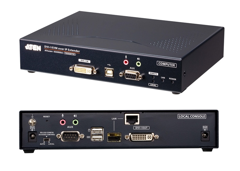 KE6900AT - Aten - DVI-I Single Display KVM over IP Transmitter (KE Range) *NEW*