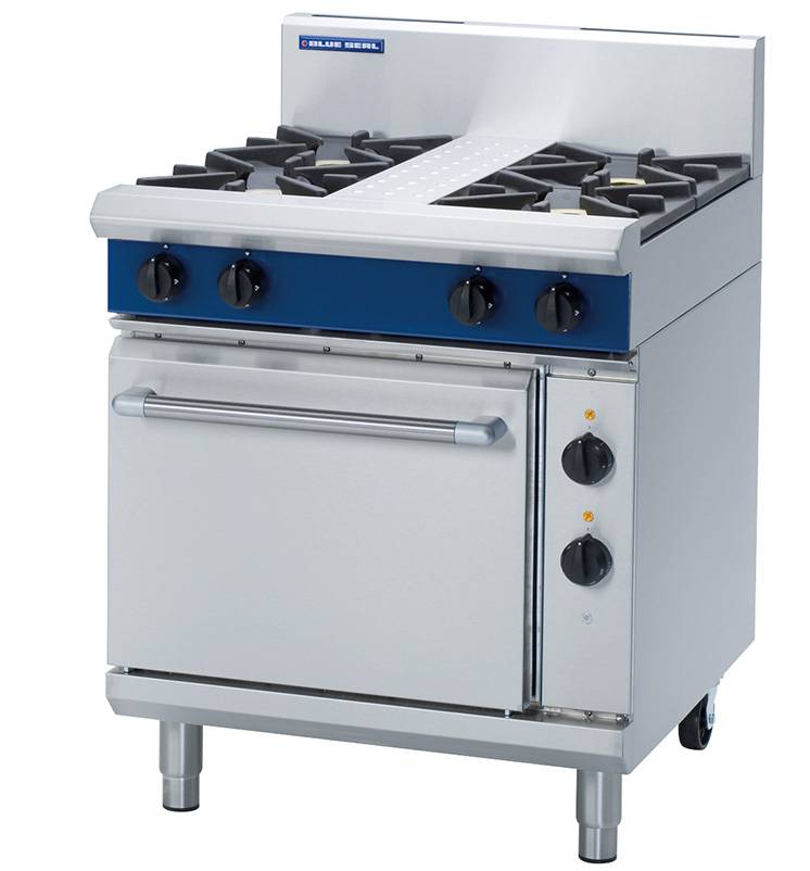 Blue Seal Evolution GE505D 750mm Gas Range Electric Static Oven