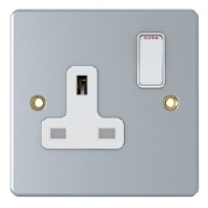13A, 1 Gang Switched Socket, Metal Clad, SM2011