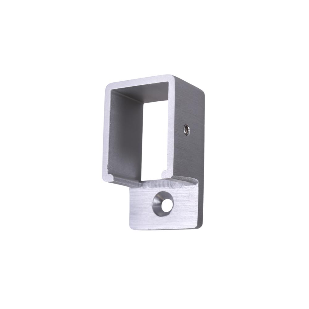 Aluminium Rectangular Wall Flange SatinAnodised