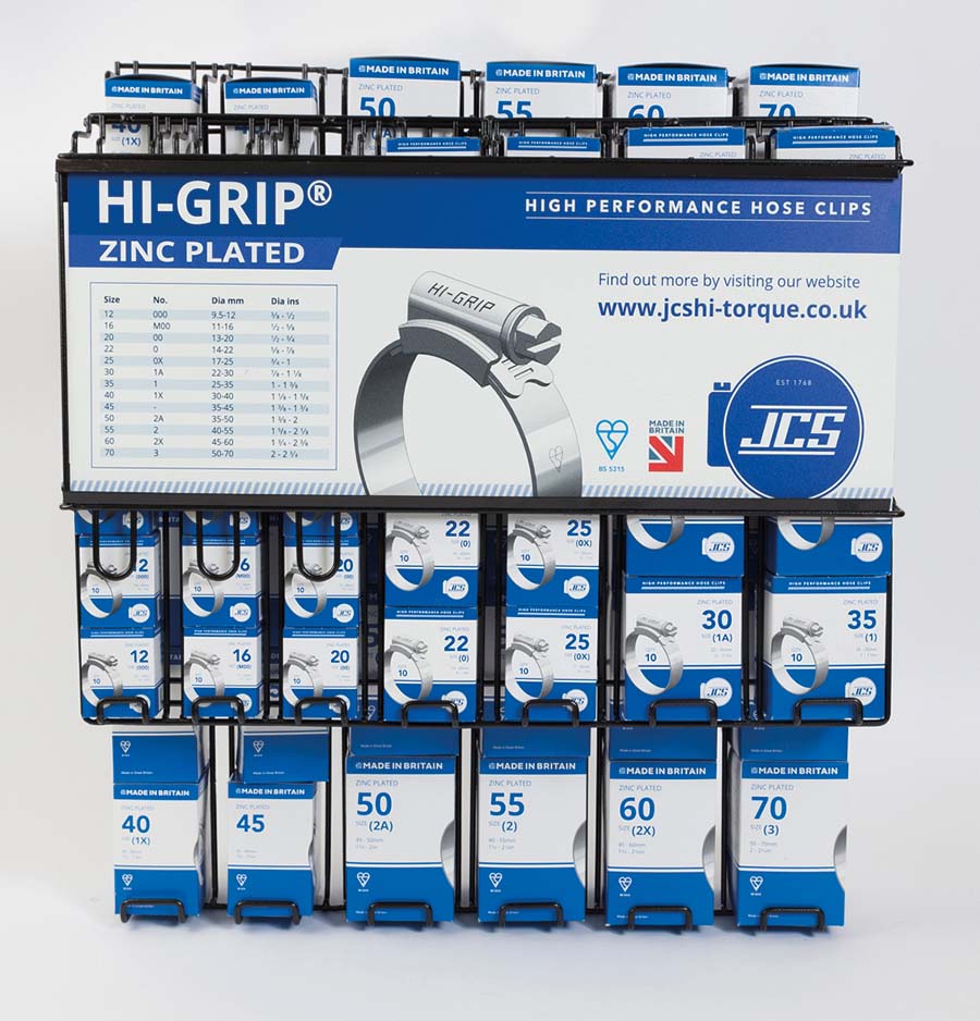 JCS 680 Clips In Carton Sizes 12 mm &#45; 70 mm