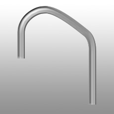 Buy Galvanized Steel Handrail Bends