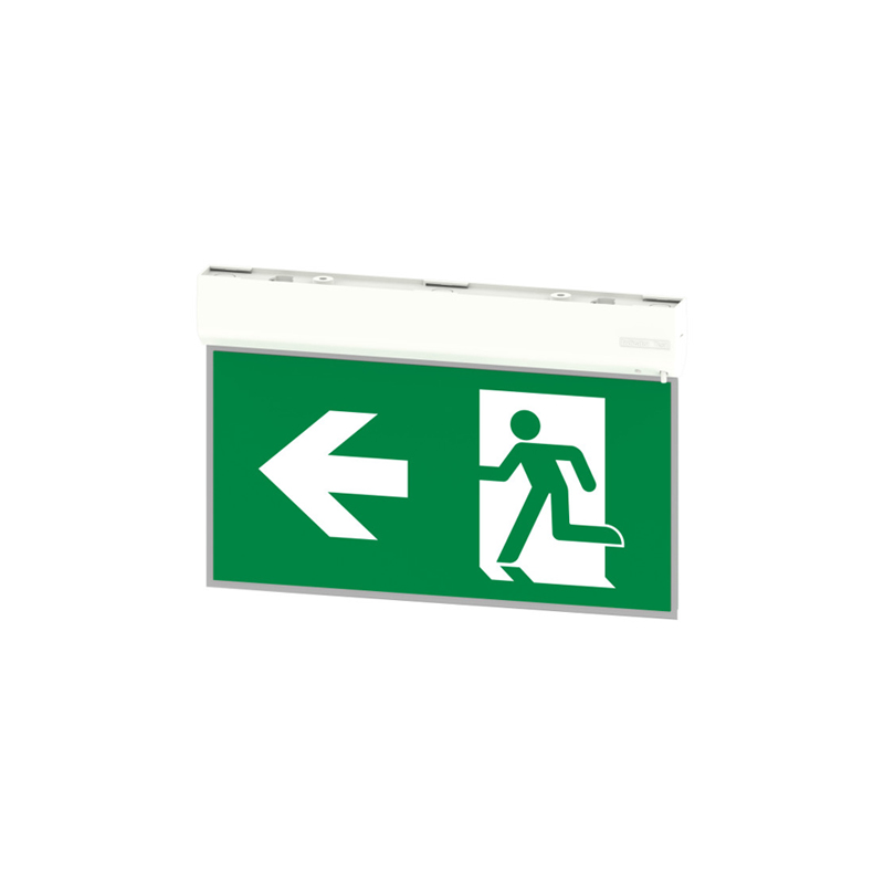 Integral 1W Emergency Exit Sign Maintained Up Down Left Right Legends Manual Test